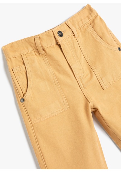 Koton Chino Pantolon Pamuklu Cepli Deve Tüyü 4skb40016tw 4SKB40016TW100 Taba Koton Chino Pantolon Pamuklu Cepli Deve Tüyü 4skb40016tw 4SKB40016TW100 Taba