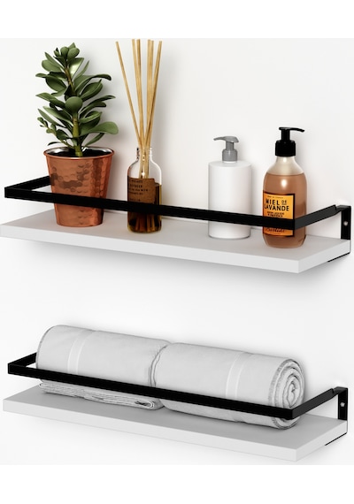 Banos Rt3 Baharatlık Çok Amaçlı Banyo Ve Mutfak Duvar Rafı. Beyaz