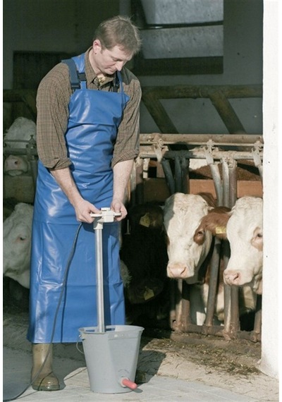 Kerbl Askılı Süt Sağım Önlüğü Mavi 15151