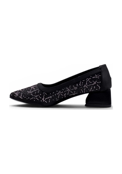 Shoes 0755 Taşlı Kadın Abiye siyah