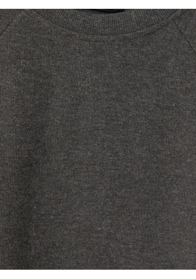 Lcw Comfort Antrasit Bisiklet Yaka Kadın Sweatshirt
