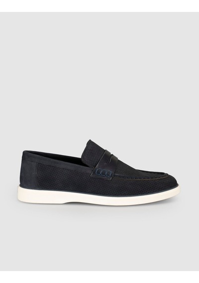 Cabani Siyah Süet Erkek Loafer