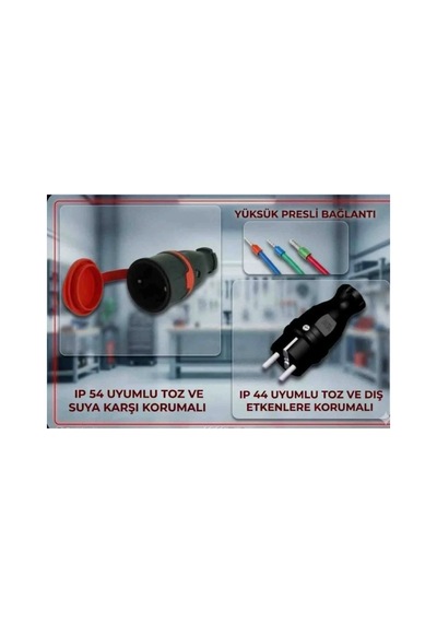 Öznur Evden Araç Şarjı Uyumlu 15 Metre 3x2.5mm Ttr Tam Bakır Yağmur Altında Kullanıma Uygun Uzatma Seyyar - 879162249