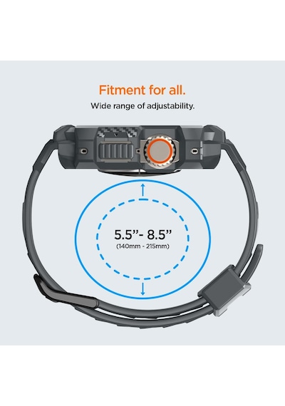 Apple Watch 49mm Ultra 4/3/2/1 İle Uyumlu Kılıf & Kordon Kayış Rugged Armor Pro Dark Gray - Acs07390 Çok Renkli Apple Watch 49mm Ultra 4/3/2/1 İle Uyumlu Kılıf & Kordon Kayış Rugged Armor Pro Dark Gray - Acs07390 Çok Renkli
