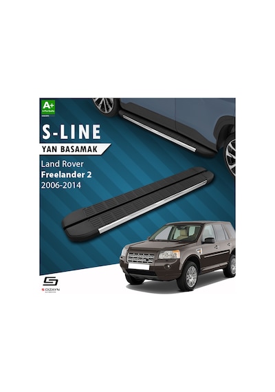 S-dizayn Land Rover Freelander 2 S-line Krom Yan Basamak 173 Cm 2006-2014 A+ Kalite