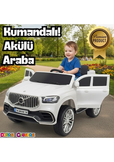 Voyage Gt Beyaz Uzaktan Kumandalı 4x2 12 Volt Akülü Araba - Rc Volvo Akülü Araba Volvo Akülü Araç Çok Renkli