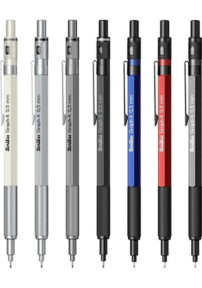 Scrikss Graph-x Metal 0,5 Mm Metal 3 Lü Saten Versatil Kalem Set