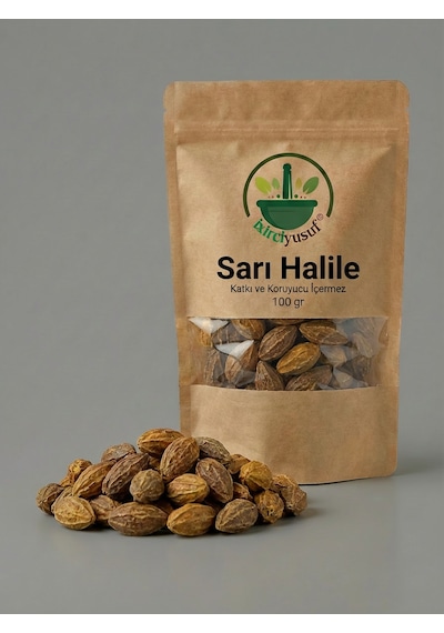 İxirciyusuf Sarı Halile Halile Yellow Myrobalan Terminalia Bellirica Doğal Tane 100 G