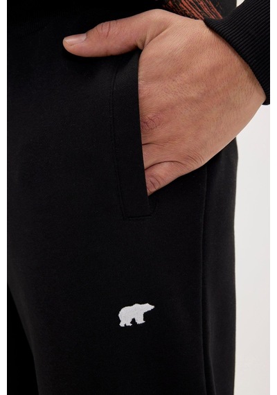 Bad Bear Flame Siyah Erkek Eşofman Altı 001