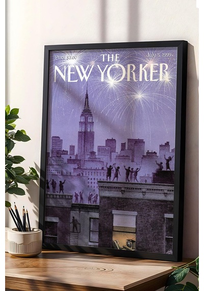 The New Yorker Çerçeveli Tablo July 5 1999