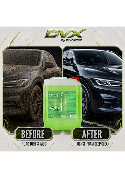 Dvx By Divortex Car Wash V4 - Fırçasız Oto Yıkama Şampuanı 5 Kg