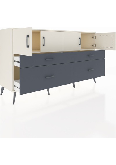 Hyperion Konsol 2 Raflı 4 Çekmeceli 4 Kapaklı 176x44x99 Aytaşı-ay Aytaşı-aytaşı/antrasit Hyperion Konsol 2 Raflı 4 Çekmeceli 4 Kapaklı 176x44x99 Aytaşı-ay Aytaşı-aytaşı/antrasit
