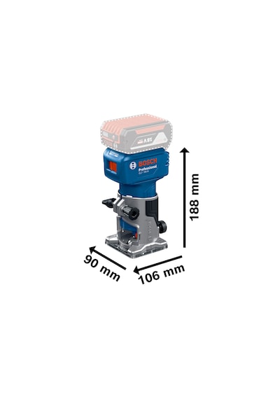 Bosch Glf 18V-8 Freze Makinesi Solo  -06016c6020