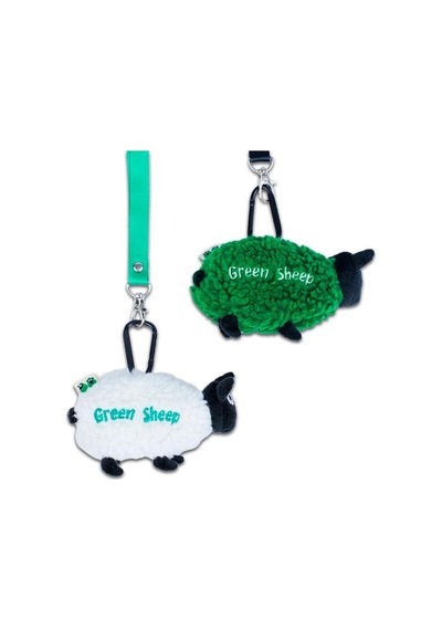 Green Sheep Köpek Dışkı Torbası Çantası + 15 Desenli Torba