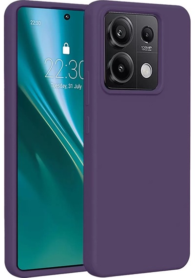 Newface Xiaomi Redmi Note 13 Pro 4g Kılıf First Silikon - Mor Diğer