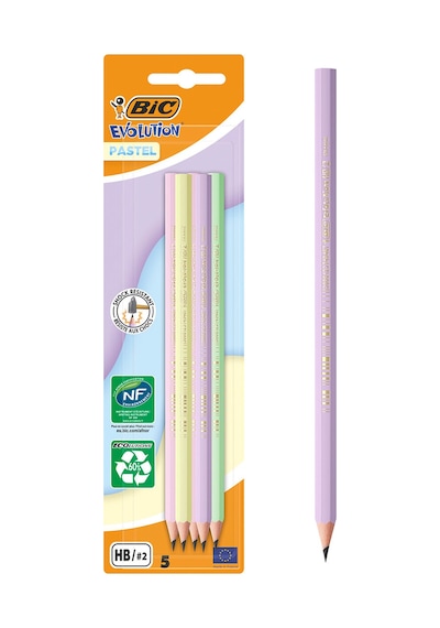 4 Adet Bic Pastel Kurşun Kalem 5 Li Blister