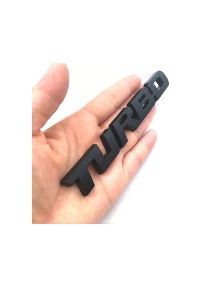 Turbo Piano Black Bagaj Yazısı 3m 3d Abs Citroen C1