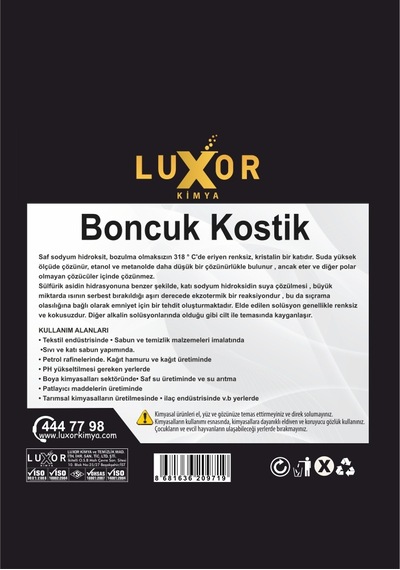 Luxor Kimya Boncuk Kostik 1,5Kg -
