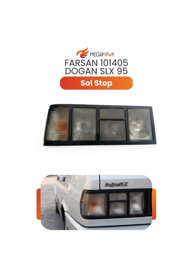 Tofaş Doğan Şahin Sol Stop Lambası Slx Uyumlu Arka Stop Farı Füme Komple Sol