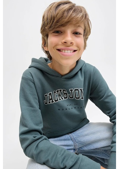 Jack & Jones Çocuk Jjecaleb Sweatshirt Mavi
