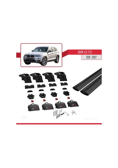 Bmw X3 F25 2011-2017 Arası İle Uyumlu Ace-2 Ara Atkı Tavan Barı