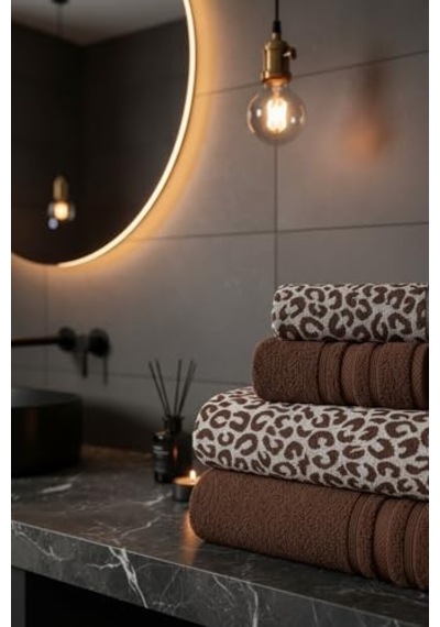 Tr 4 Parça Lüks Banyo Havlu Seti Leopar Desenli 2 Adet 70x140cm 2 Adet 50x90cm Kahve Kombin, 4lu-leopar-kahvekombın Diğer Tr 4 Parça Lüks Banyo Havlu Seti Leopar Desenli 2 Adet 70x140cm 2 Adet 50x90cm Kahve Kombin, 4lu-leopar-kahvekombın Diğer