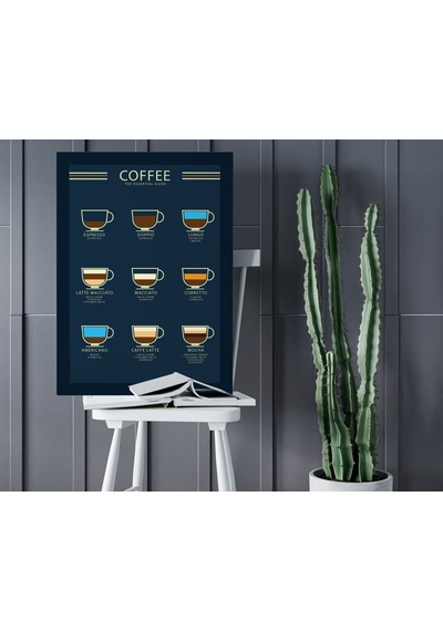Bk Home Coffee Tasarımlı Kanvas Tablo 50x70cm-14