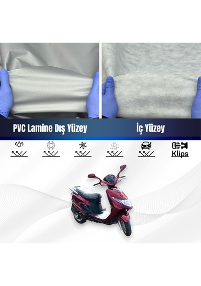 Suzukı An 125 Hk Su Geçirmez Motosiklet Brandası Motor Branda