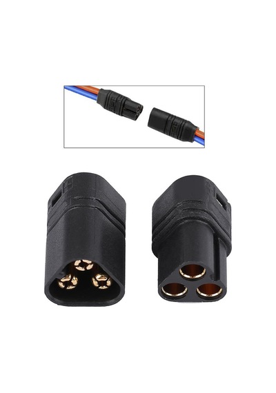 MT60 3 Pin Dişi Erkek Konnektör Soket Çift Amass 3.5mm 12Awg RC Esc Motor
