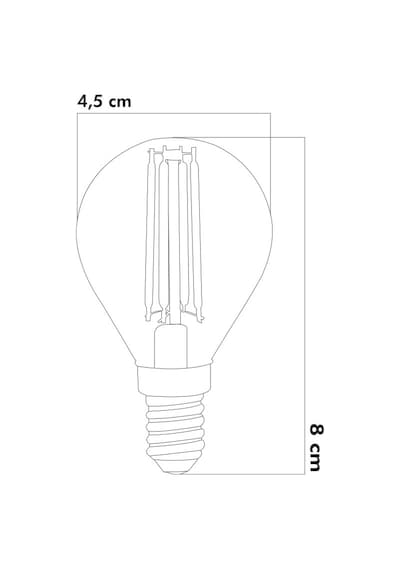 Led Ampul 6w E14 3000kgün Işığı Erd-44