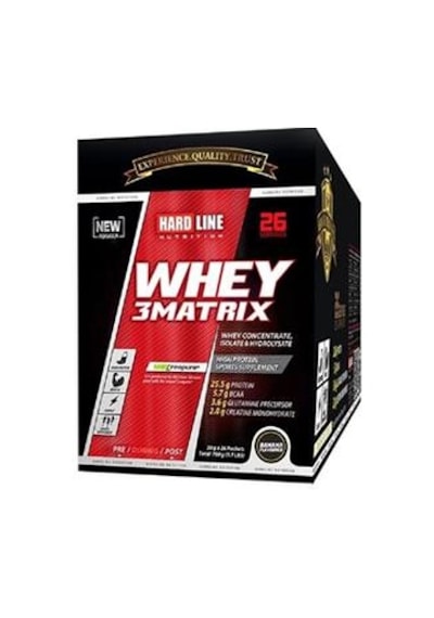 Hardline Whey 3 Matrix Muz 30 Gr - 26 Adet