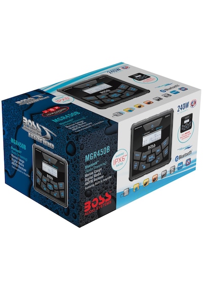 Boss Marin Teyp. Tekne Teyp Radyo. Kare Bluetooth Mgr450B