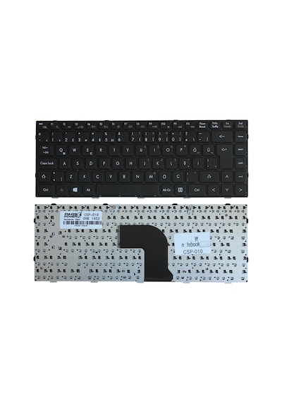 Grundig Uyumlu Jwu Notebook Klavye Siyah Tr
