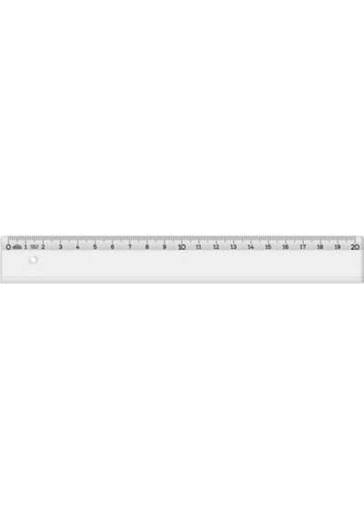 Hatas 0145 Öğrenci Cetveli Neon Şeffaf 20 CM
