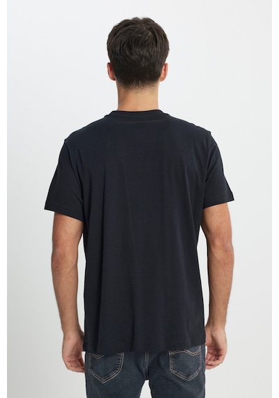 Regular Fit Normal Kesim Bisiklet Yaka %100 Pamuk Siyah Tişört L241521001 Siyah