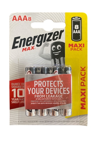 Energizer Alkalin Max Aaa İnce Kalem Pil 8'li Paket