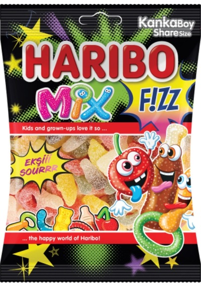 Haribo Fizz Mix 24 x 70 G