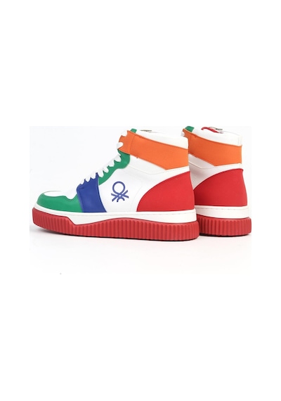 United Colors Of Benetton Benetton Bn-31200 - Beyaz Yesil-kadın Spor Ayakkabı 001