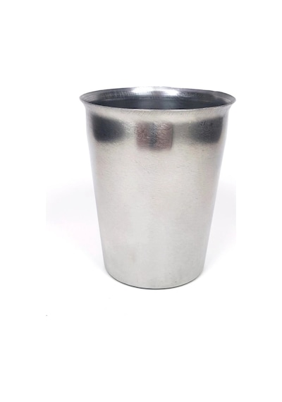 Hubrendy Tedarik 12 Adet Paslanmaz Çelik Krom Bardak 9 X 7,5 X 5,5cm 1