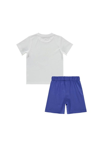 Civil Boys Shark Cool Baskılı 2-5 Yaş Pijama Takımı Beyaz