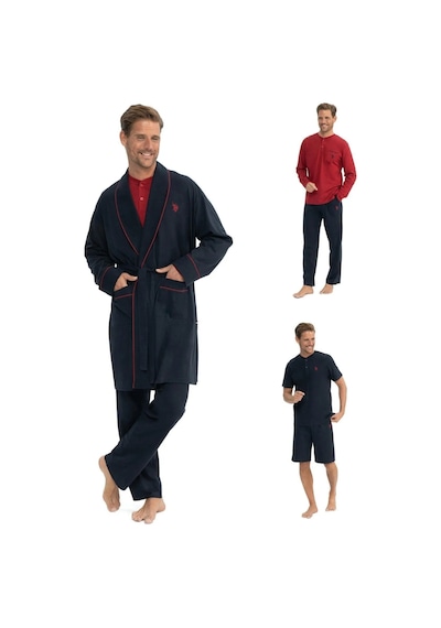 U.s. Polo Assn. Erkek Çeyizlik 5'li Pijama Takım 001