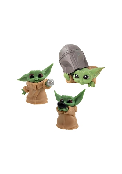 The Mandalorian Baby Yoda Grogu Bebek Yoda Aksiyon Figür Oyuncak Seti 3 Yoda Figürü Bir Arada Set D