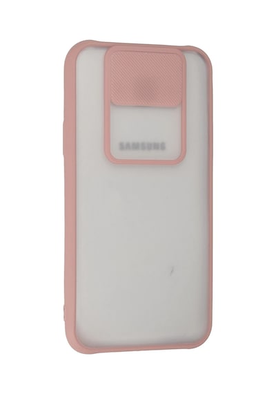 Newface Samsung Galaxy Uyumlu J7 Kılıf Palm Buzlu Kamera Sürgülü Silikon Semeglbl - 86 - Pembe