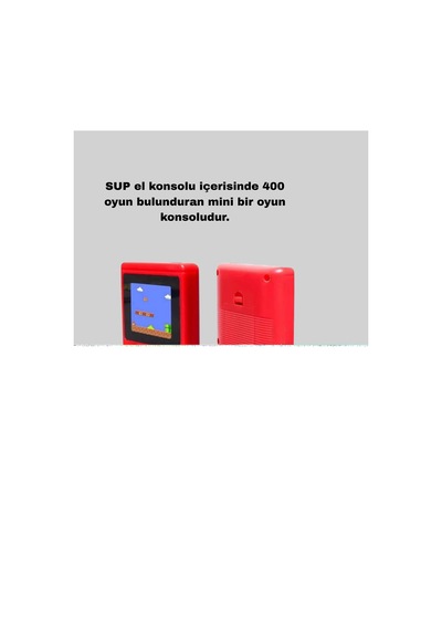Sup Game Box El Konsolu - 500 Oyunlu, Tv Bağlantılı, 5 Saat Oyun Süresi 38611910