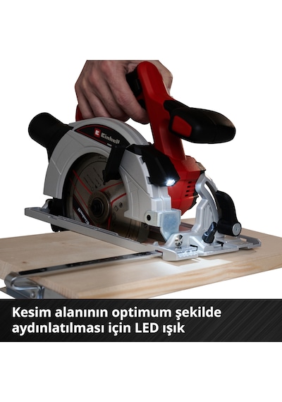 Einhell TE-CS 18/165/1 Li, Akülü Daire Testere Seti (4,0 Ah Akü ve Şarj Cihazı Dahildir)