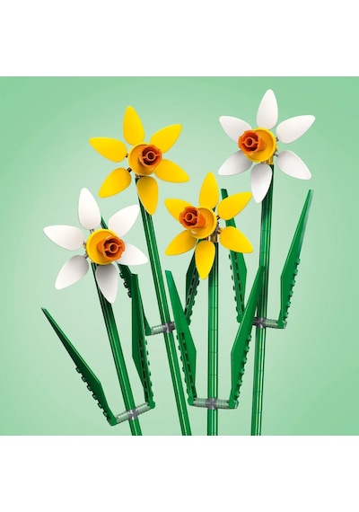 LEGO® Botanicals Nergis 40747 - 8 Yaş & Üzeri Çocuklar için Çiçek Model Yapım Seti (216 Parça)