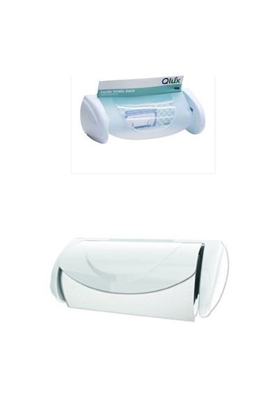 Qlux Aqua Rulo Kağıt Havlu Standı Aparatı / Havluluk Beyaz
