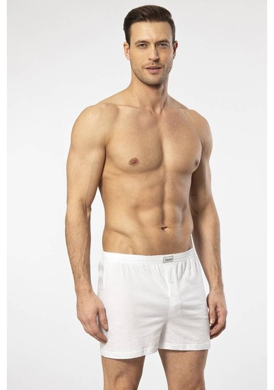 Türen Erkek Penye Boxer Beyaz Xxxl