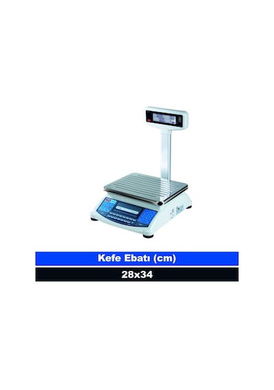 Ata 30 Kg 5 Gr Fiyat Hesaplamalı Terazi Onaylı