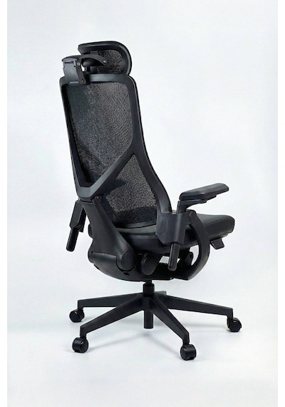 Ofisbazaar Sky Ergonomik Yönetici Koltuğu Ayarlanabilir Başlıklı, Konforlu Ofis Koltuğu Siyah Siyah Ofisbazaar Sky Ergonomik Yönetici Koltuğu Ayarlanabilir Başlıklı, Konforlu Ofis Koltuğu Siyah Siyah